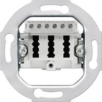 Jung TAE3X6NFNUPO TAE-contactdoos Inzetstuk LS 990, AS 500, CD 500, LS design, LS plus, FD design, A 500, A plus, A creation, CD plus, SL 500 Wit