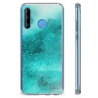 Back Cover Huawei P30 Lite Painting Blue