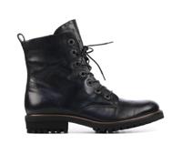 Piedi Nudi Dames Enkellaarsjes in Leder (Zwart)