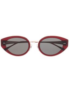 Matsuda lunettes de soleil à monture ovale - Rouge