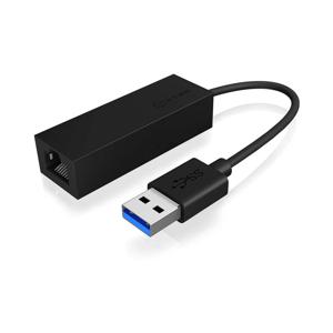 RaidSonic USB 3.0 A-Type zu RJ-45 Ethernet Port Netwerkadapter LAN (10/100/1000 MBit/s), USB 2.0, USB 3.2 Gen 1