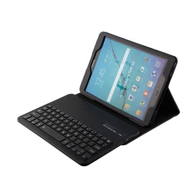 Javu - Samsung Galaxy Tab S2 9.7 (2016) - Bluetooth Toetsenbord Hoes Keyboard Cover Grain Zwart