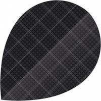 Bull's flights Nylon Pear 150 micron zwart