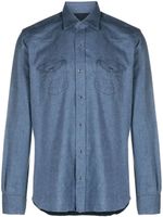 Barba chemise Workship en coton - Bleu