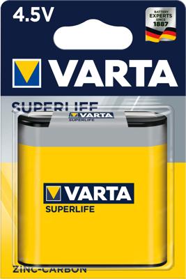 Platte batterij (4,5V) Varta Superlife 3LR12 Zink-kool 2700 mAh 1 stuk(s)