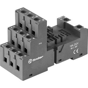 Finder 92.03.0 Relaissocket Geschikt voor serie: Finder serie 62 Finder 62.31, Finder 62.32, Finder 62.33 (l x b x h) 91.3 x 40 x 60.9 mm 1 stuk(s)