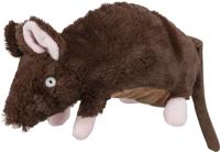 Trixie hondenspeelgoed rat pluche gerecycled 26 cm 2 st