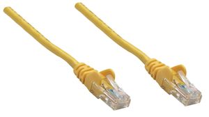 Intellinet 730808 RJ45 Netwerkkabel, patchkabel CAT 6 U/UTP 0.25 m Geel 1 stuk(s)