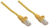 Intellinet 730808 RJ45 Netwerkkabel, patchkabel CAT 6 U/UTP 0.25 m Geel 1 stuk(s) - thumbnail