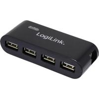 LogiLink UA0085 USB 2.0-hub 4 poorten Zwart