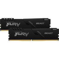 Kingston FURY 16 GB DDR4-3200 Kit werkgeheugen KF432C16BBK2/16, Beast, XMP 2.0 - thumbnail