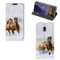 Nokia 2.2 Hoesje maken Paarden - thumbnail