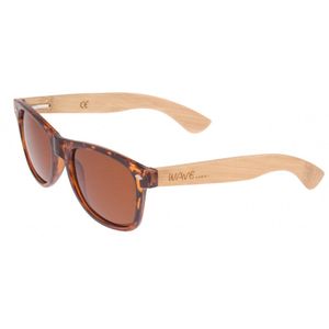 Wave hawaii Zonnebril bamboo Taka unisex blank/bruin