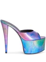 Giuseppe Zanotti mules Gz Aida à semelle plateforme 150 mm - Multicolore - thumbnail