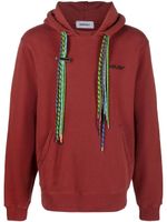 AMBUSH hoodie à design multi-cordes - Rouge