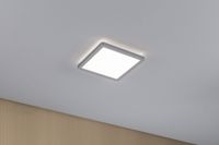 Paulmann 71007 P Atria Shine 11,2W 4000K 190x190 ch m K LED-plafondlamp LED 11.2 W Chroom (mat) - thumbnail