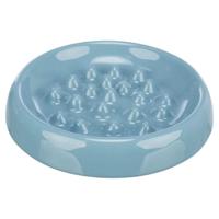 Trixie Slow Feed, voerbak 0,25 l/Ø 18 cm, willekeurige kleuren (wit/blauw)