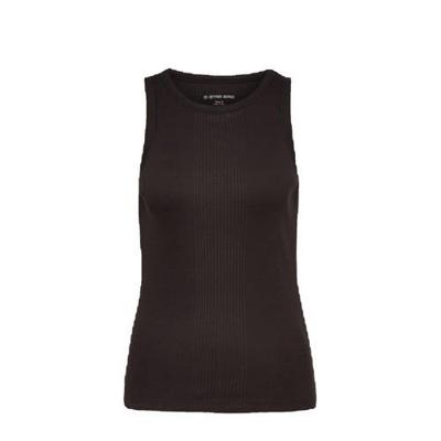 G-Star RAW ribgebreide top van biologisch katoen zwart