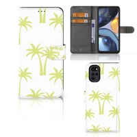 Motorola Moto G22 Hoesje Palmtrees