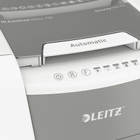 Leitz IQ Autofeed Office 150 Papierversnipperaar 150 vellen Micro cut 2 x 15 mm P-5 44 l Ook geschikt voor Paperclips, Nietjes, Creditcards - thumbnail