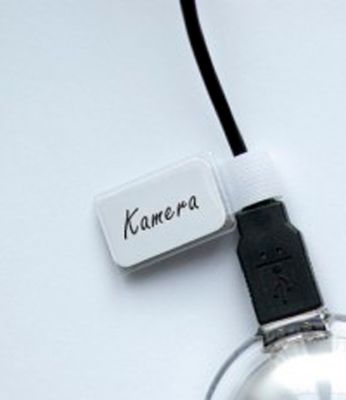 Label-the-cable LTC 2530 kabelbinder Wit