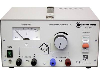 Statron 5311.1 Labvoeding, regelbaar 0 - 30 V 10 A 300 W Aantal uitgangen: 2 x