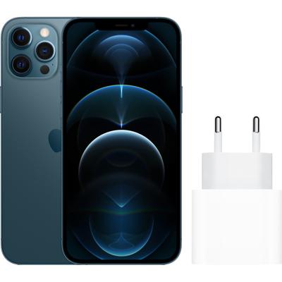 Apple iPhone 12 Pro Max 256GB Blauw + Apple Usb C Oplader 20W Apple iPhone 12 Pro Max 256GB Blauw + Apple Usb C Oplader 20W