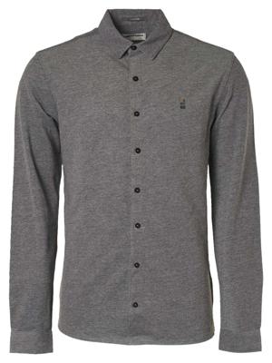 Polo long sleeve shirt organic jers black
