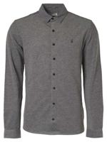Polo long sleeve shirt organic jers black