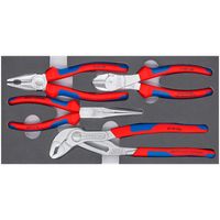 KNIPEX Zangen-Set Basic Chrom 00 20 01 V17 tangenset 4-Delig - thumbnail