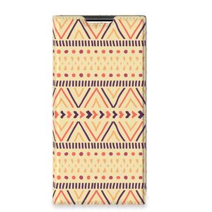 Samsung Galaxy S22 Ultra Hoesje met Magneet Aztec Yellow