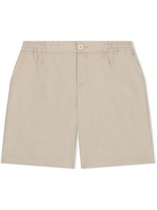 Dolce & Gabbana Kids short à logo DG brodé - Tons neutres