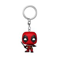 Funko POP! Sleutelhanger: Deadpool & Wolverine - Deadpool Novelty Sleutelhanger - Verzamelbaar Minifiguurtje - Vuller - Cadeau Idee - Officiële Merchandise - Filmfans - Rugzak Decoratie