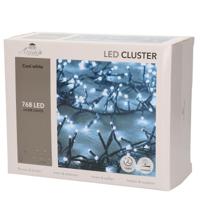 Clusterverlichting - helder wit - 768 led lampjes - 450 cm - timer - kerstverlichting - thumbnail