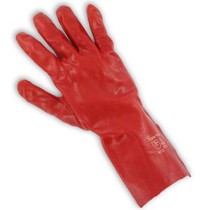 Handschoen KERON ROOD pvc 35cm XL (10)