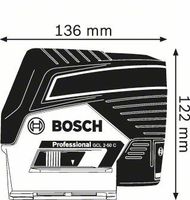 Bosch Professional GCL2-50 C+RM 2 Punt- en lijnlaser Zelfnivellerend, Incl. tas Reikwijdte (max.): 20 m - thumbnail