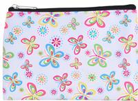 Free and Easy portemonnee Vlinders meisjes 13 x 9,5 cm polyester