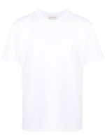 Alexander McQueen t-shirt en coton à design à empiècements - Blanc