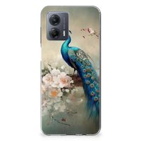 TPU Hoesje voor Motorola Moto G53 Vintage Pauwen