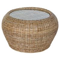 Dkd Home Decor bijzettafel van rotan, 82 x 82 x 48 cm