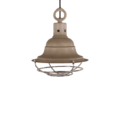 Hanglamp Goccia  Industrieel 22,5 cm 1 Lichts Cement