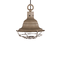 Hanglamp Goccia  Industrieel 22,5 cm 1 Lichts Cement