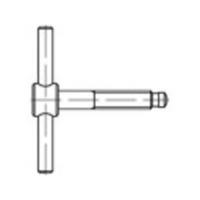 TOOLCRAFT 137842 Knevelschroeven M6 40 mm DIN 6304 Staal Gebruineerd 1 stuk(s)