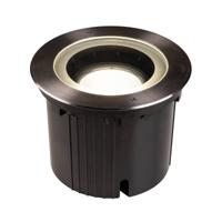 SLV buiten grondspot Dasar 270 rond - zwart / roestvrij staal 4000k symm