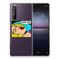 Sony Xperia 1 II Silicone Back Cover Popart Oh Yes