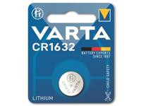 Varta 0K17913 batterijen Electronics CR1632 Lithium knoopcel verpakking met 1 knoopcel in originele blisterverpakking van 1 exemplaar, 1-Pack, zilver