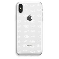 Eye pattern #3: iPhone XS Max Transparant Hoesje - thumbnail