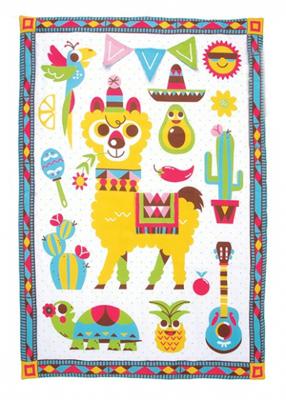 Yookidoo speelkleed Fiesta 145 x 100 cm textiel 4 delig Yookidoo speelkleed Fiesta 145 x 100 cm textiel 4 delig