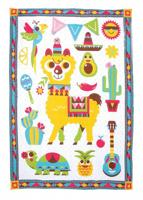 Yookidoo speelkleed Fiesta 145 x 100 cm textiel 4 delig