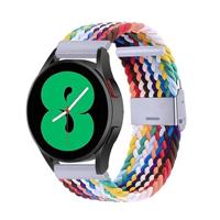 By Qubix - Compatible met Garmin Forerunner 55/245 / 645 - Braided nylon bandje - Multicolor - Compatible Garmin bandje - Bandbreedte: 20mm